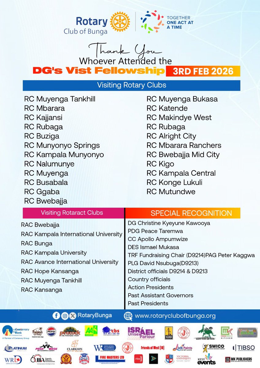 Rotary Club of Bunga D9214 tweet media