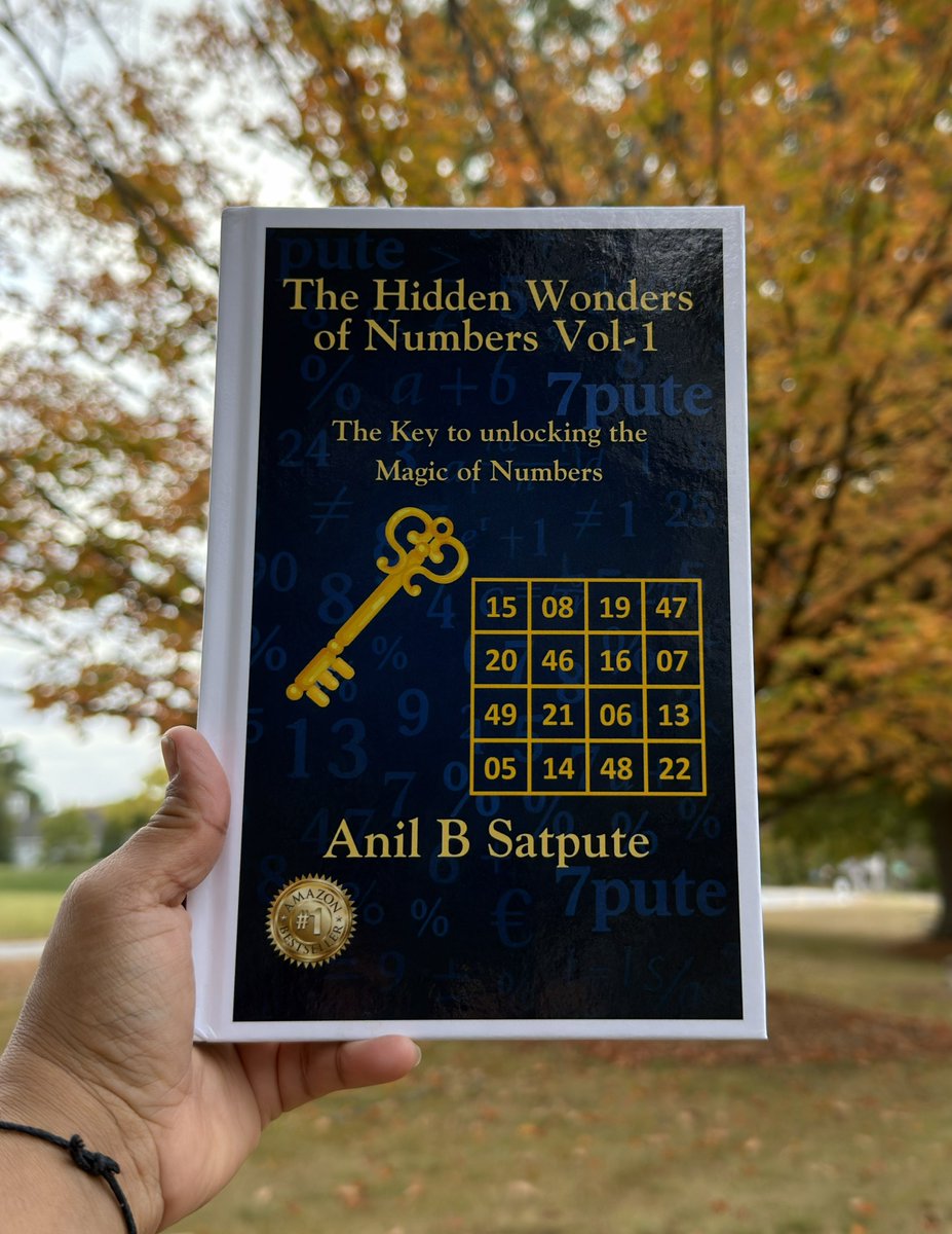 AnilSatpute's tweet photo. What if numbers finally made sense? 🤔
Discover smart patterns &amp; easy tricks in Hidden Wonders of Numbers—Vol. 1.
👉 https://t.co/jZWkKNVKcz
#LearnWithJoy #MathThinking #IndianAuthor https://t.co/xGFt80RUHp