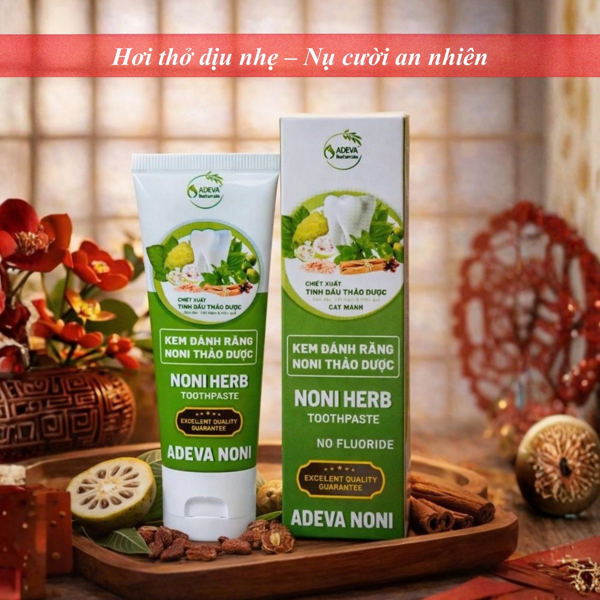 NgaTruong87's tweet photo. 🌿 Bắt đầu ngày mới với hơi thở thơm mát
Kem đánh răng Noni thảo dược Adeva – dịu nhẹ, tự nhiên, an tâm mỗi ngày.
#AdevaNoni https://t.co/CflWBfP4nY