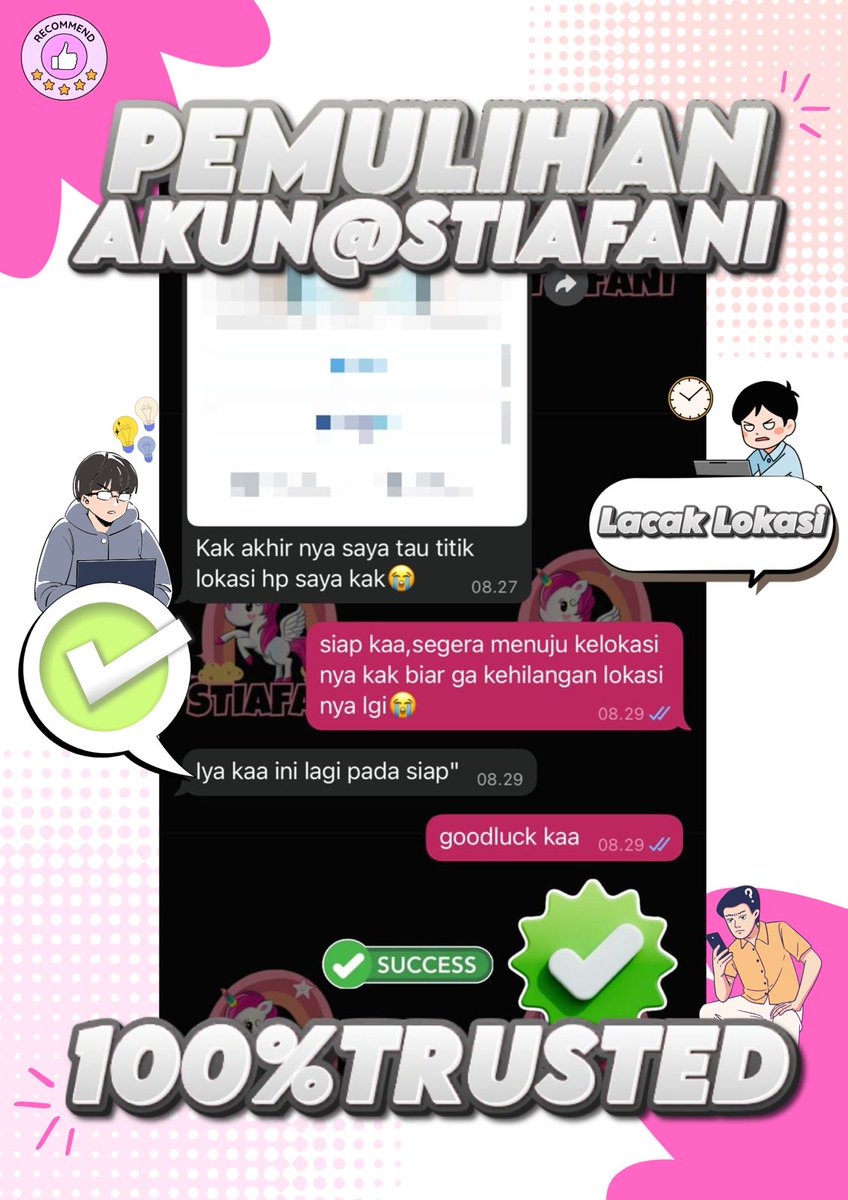 foovmee's tweet image. JASA ❕❕
PEMULIHAN AKUN DAN HAPUS AKUN

🤍🩷JASA HAPUS AKUN 
🤍🩷PULIHKAN BALIKIN AKUN LUPA PASWORD/KE HACK
🤍🩷JASA LACAK LOKASI
🤍🩷SADAP WA
🤍🩷LACAK HP HILANG BY NO HP/IMEI
🤍🩷JASA HACK/PEMULIHAN AKUN (EMAIL,IG,WA,TWITER/X, FB,TIKTOK)

FAST RESPON WA