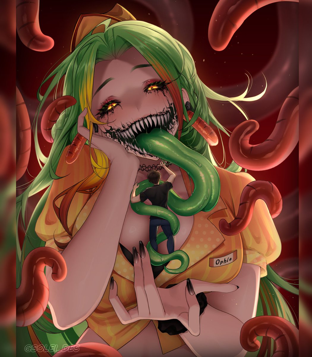 solei_des's tweet photo. Details           &amp;             Final 

comm for Meatmommy 💚❤💛
#commissionart #vgen #illustration https://t.co/dY2b68AxEl