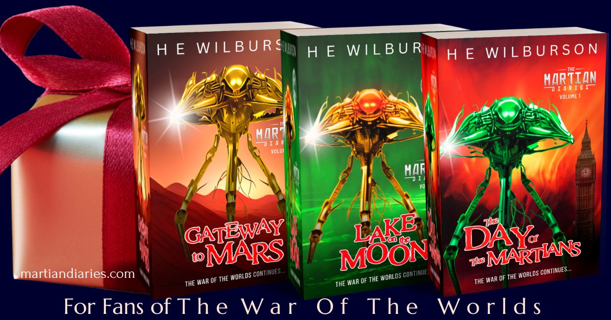 Don't upset your Valentine with this sequel to The War Of The Worlds – it's not a good gift idea unless they are a fan! 

The Martian Diaries award-winning 3-part continuation: books, ebooks &amp; audiobooks featuring bespoke music 

martiandiaries.com

#Valentines #SciFiBooks