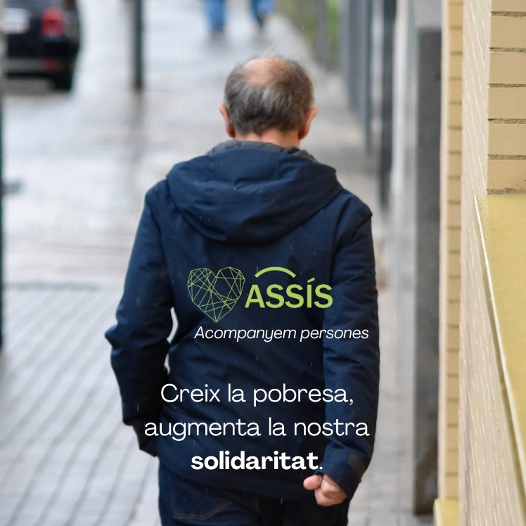 CentreAssis's tweet photo. Creix la POBRESA, fem créixer la SOLIDARITAT!

🔴 Les persones en risc d'exclusió social a Catalunya continuen creixent ⮑ 1 de cada 4 veïns 

Les entitats socials combatem cada dia el sensellarisme, de dilluns a diumenge, sense descans. 

#LleiSensellarismeJa! https://t.co/pyPbwNSJQw