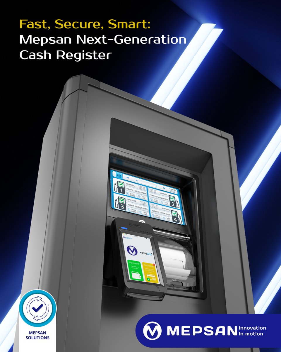 Boost efficiency at your stations with innovative Mepsan solutions tailored for today’s business needs. Experience Mepsan’s end-to-end, customer-focused service approach.

#Mepsan #InnovationInMotion #MepsanSolutions
#NextGenCashRegister