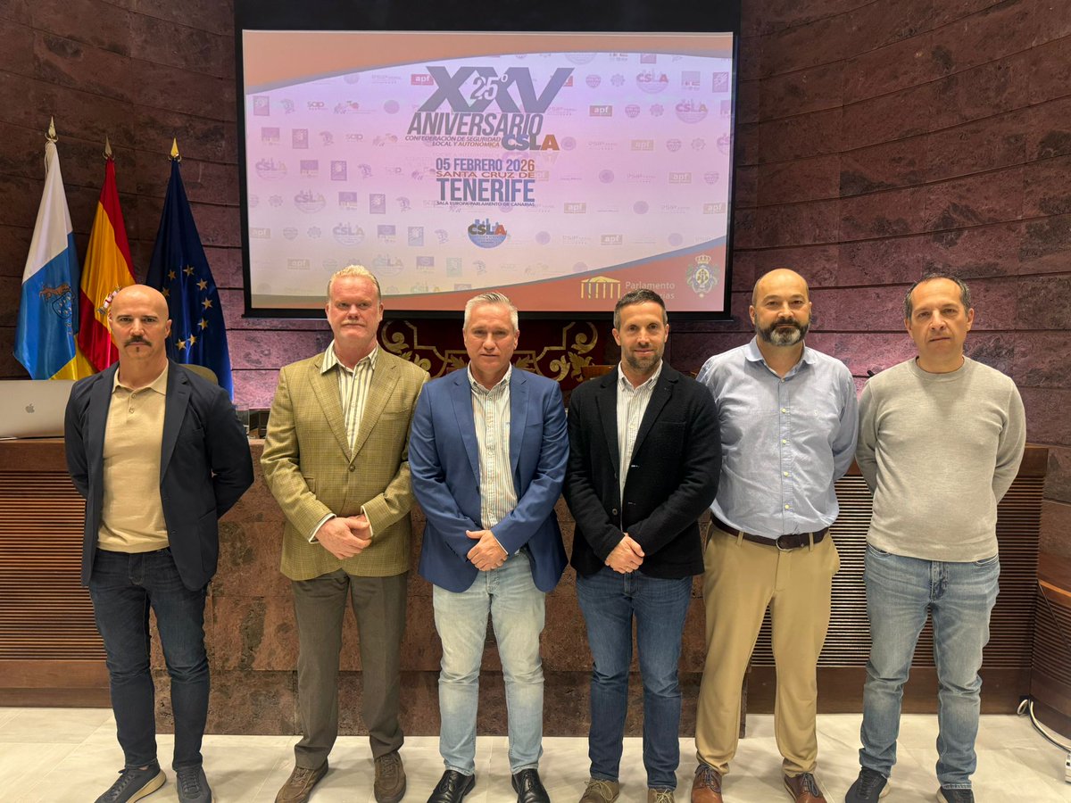 apforal's tweet photo. De enhorabuena, en #Tenerife en el XXV Aniversario de la fundación de CSLA. 25 años de trabajo intenso para dignificar y potenciar la profesión policial en todo el país. Seguiremos dando la batalla hasta conseguir que ser policía tenga el valor y reconocimiento que merece https://t.co/Ph1EmyWYI7