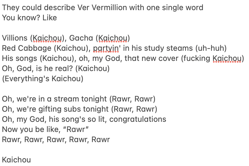 RawrYouForever's tweet photo. Lyrics changes and Vocals by @Leia_fayyy https://t.co/lav4m8uDX6