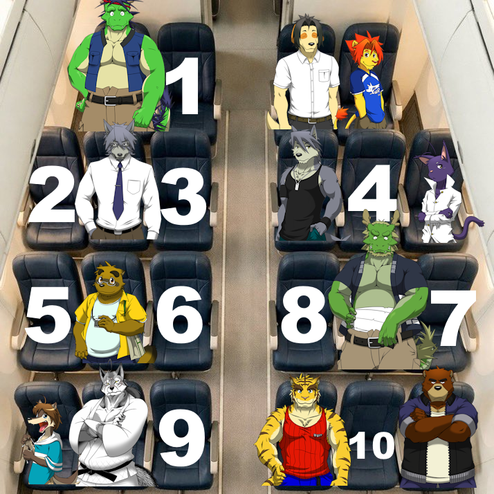 10 hours flight blah blah blah
Pick a seat in the #morenatsu / #漏れなつ plane