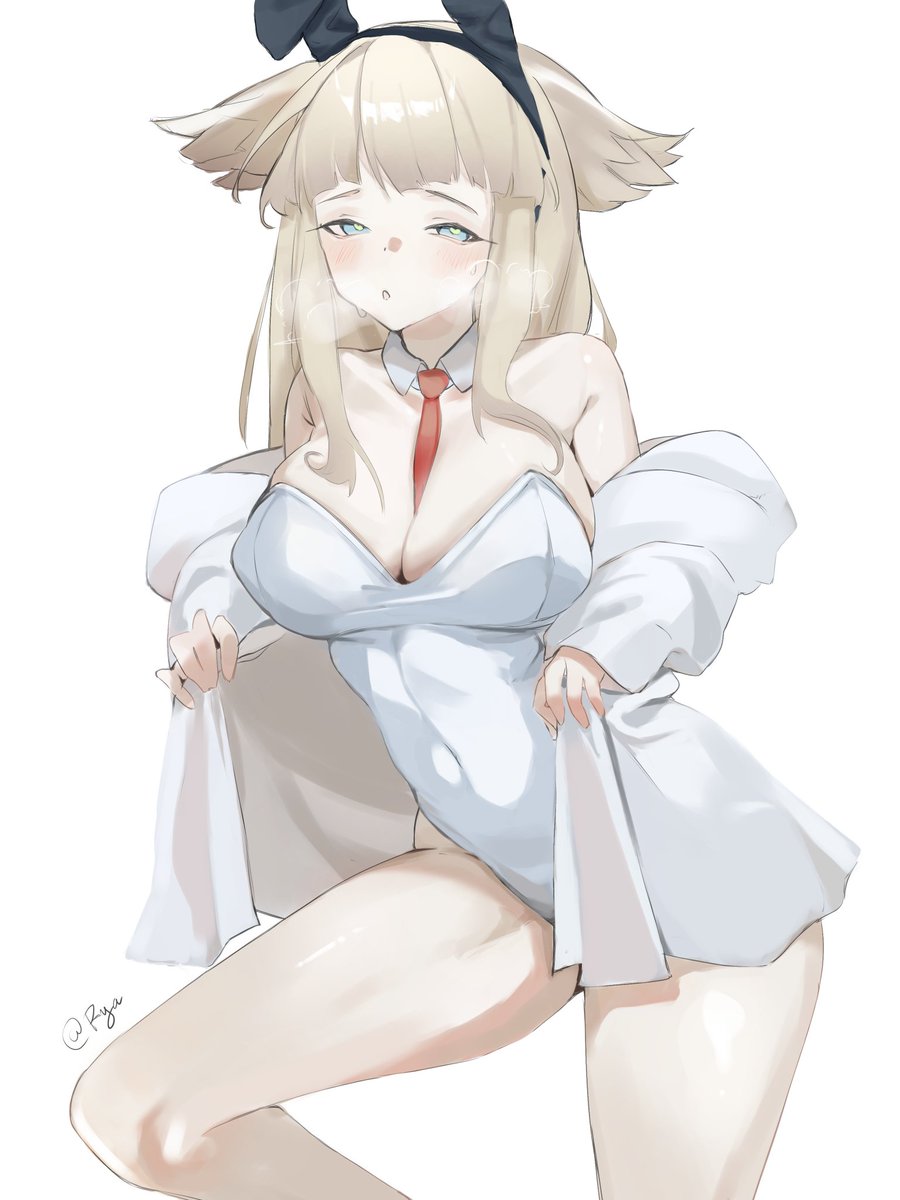 AcctopS's tweet photo. Draw perlica with a bunny suit 
Enmin 😳
#Endfield https://t.co/0u7RyLn6Qp