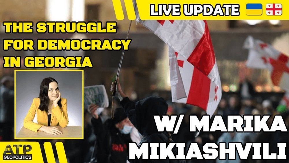 atpgeo's tweet photo. 🔴 LIVE STREAM: marika Mikiashvili Gives Us an Update on the Struggle for Democracy in Georgia
📅 2026-02-06 13:00 UTC (Starts in 23h 17m)

#UpdateExtra #livestream (1/2) https://t.co/67xHZkSQvp