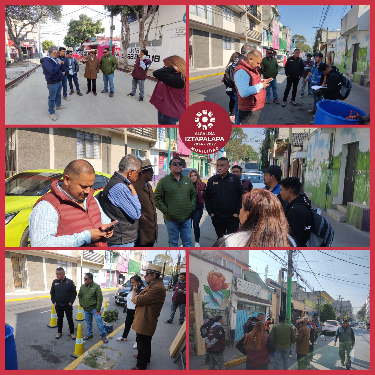 hivan_ramirez's tweet photo. #Movilidad #Iztapalapa 
En conjunto con la Dir Territorial Atlalilco Axomulco, realizamos recorrido de revisión de accesibilidad y Seguridad Peatonal en la obra en los ocho barrios, para nuestra Alcaldesa @ALEIDAALAVEZ es prioridad la seguridades de tod@s en @Alc_Iztapalapa https://t.co/trBh8IkcvP