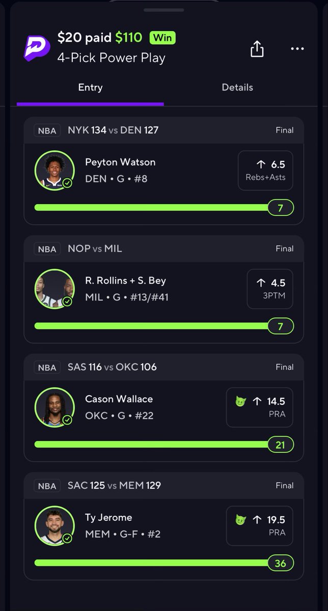 pquintero73's tweet photo. @Cam_ATL Cashed using @propsmadeeasy 🔥🔥 https://t.co/eTg6E0W4NQ