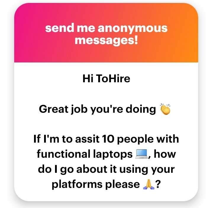 Who needs a laptop 💻?

Don't dm