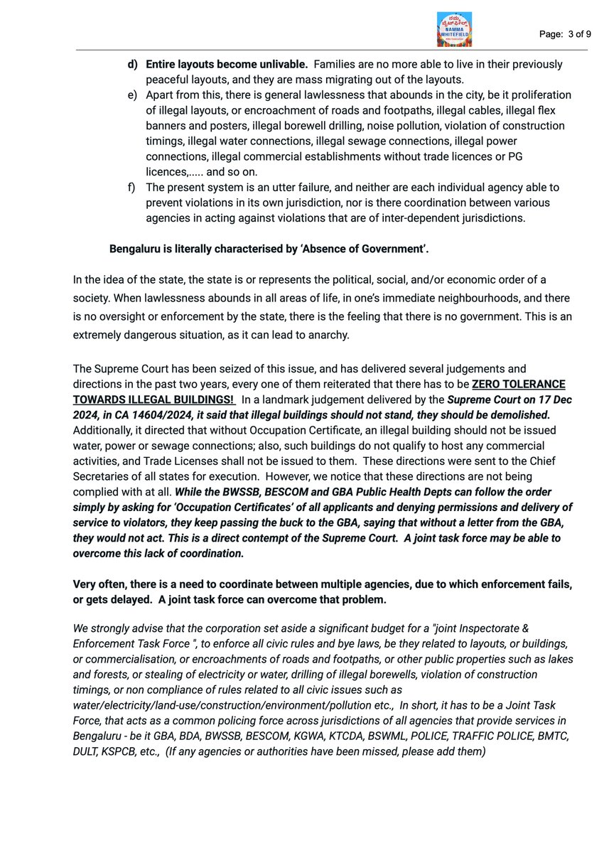 Whitefield Citizens Ward Committees tweet media