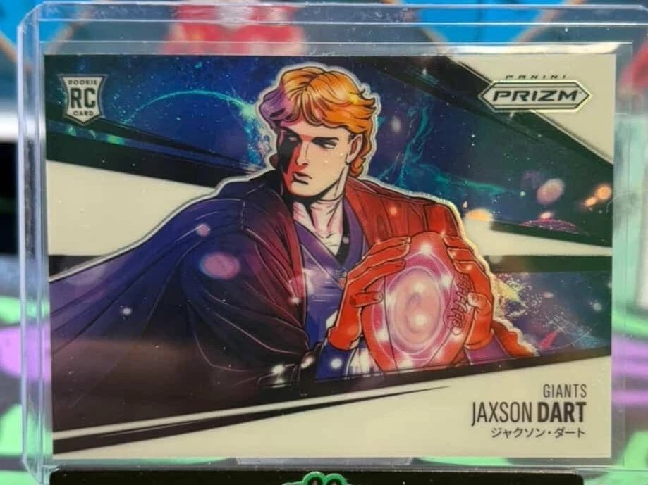 2025 PRIZM MANGA SALE A 2025 Panini Prizm Manga featuring Jaxson Dart just sold for $15,300. 2025 PRIZM MANGA SALE A 2025 Panini Prizm Manga featuring Jaxson Dart just sold for $15,300.