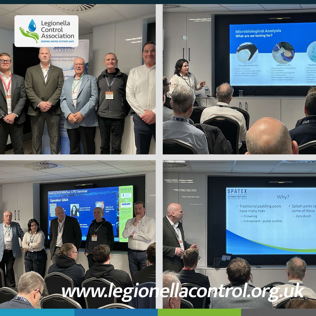 Great session at SPATEX with WMSoc yesterday: covering Biofilm, #SpaPools risks, lab testing, splash parks &amp; PWTAG updates.
Thanks to Matt Morse, Ashley Lowry, Mike Shuff, Lauren Cresswell, Paul McDermott &amp; James Lee.
Next event: 3–4 March Belfast #BookNow
ow.ly/N2PI50Y9huG