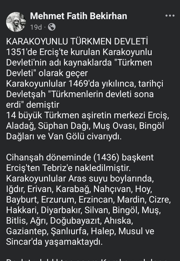 mfatihbekirhan's tweet photo. Doğu ve Güneydoğu Anadolu'da varlığını günümüze kadar sürdüren aşiretlerin önemli bir kısmının kökeni Akkoyunlu ve Karakoyunlu Türkmenlerine dayanmaktadır.
Devrin iki büyük gücü Osmanlı ve Safevi arasında iki asır devam eden savaşlar demografik yapının değişmesine yol açtı https://t.co/FLlMn0JNB9