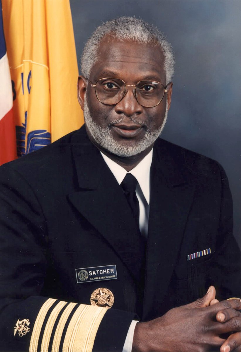 ACPM_HQ's tweet photo. Dr. David Satcher broke barriers as the first Black CDC Director and first black man to serve as 16th Surgeon General, paving the way for future generations in preventive medicine.
Learn more about #ACPM's History: https://t.co/I11182cwFN
#BlackHistoryMonth #MomentsAndMomentum https://t.co/4oHjGW7sWt