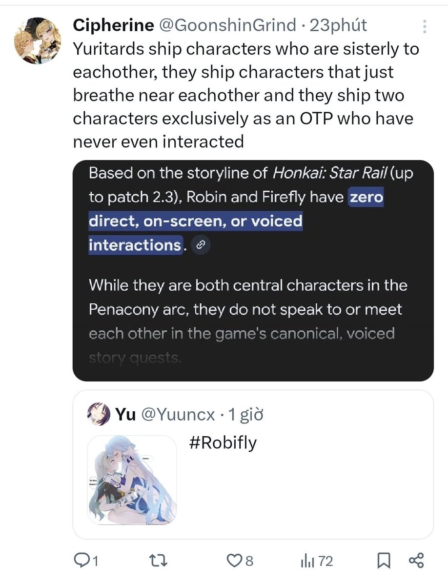 It's been a long time since I last met someone as annoying as this. People who are this sensitive and unreasonable really shouldn't be on social media, because you're not mature enough to distinguish right from wrong, good from bad 🫠