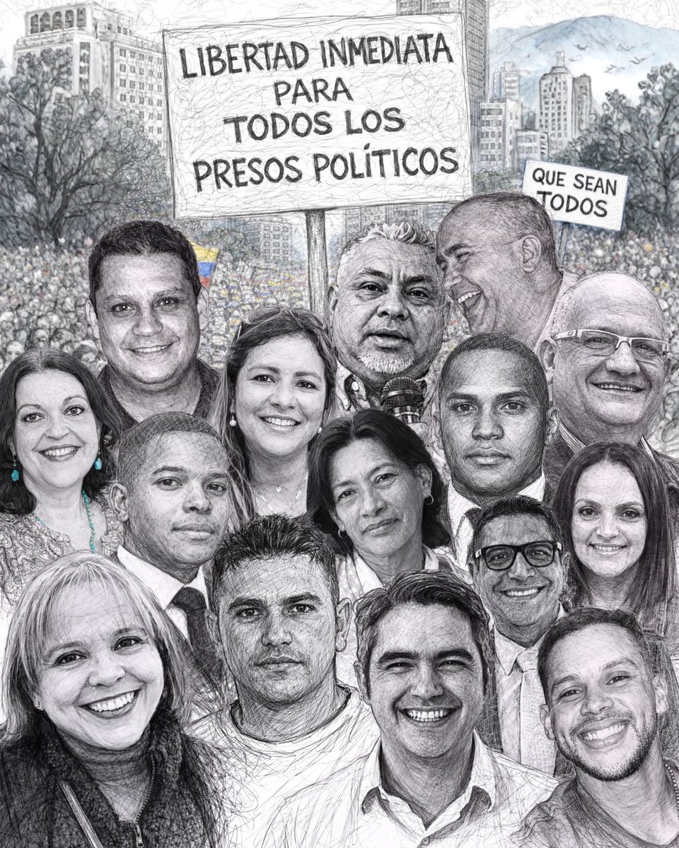 Sinmordaza's tweet photo. En Venezuela, más de 900 familias viven la angustia de tener a un inocente tras las rejas solo por pensar distinto. No son cifras, son vidas marcadas por el miedo y la espera.
Exigimos libertad plena e inmediata. ¡Nadie debe ser castigado por exigir derechos!🇻🇪
#QueSeanTodos https://t.co/AiD7Ou3Dxc