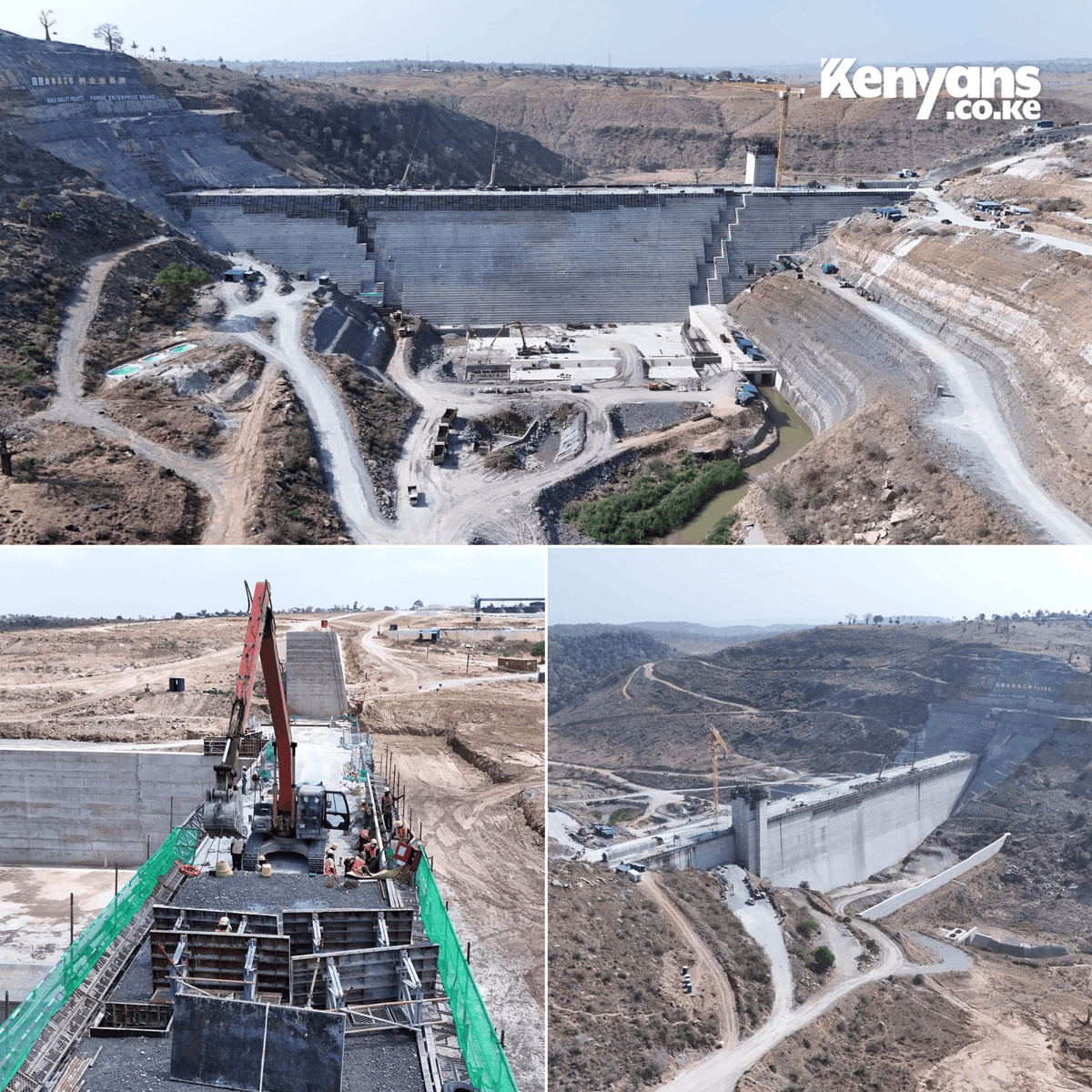 Ongoing Construction of Mwache Dam in Kwale County