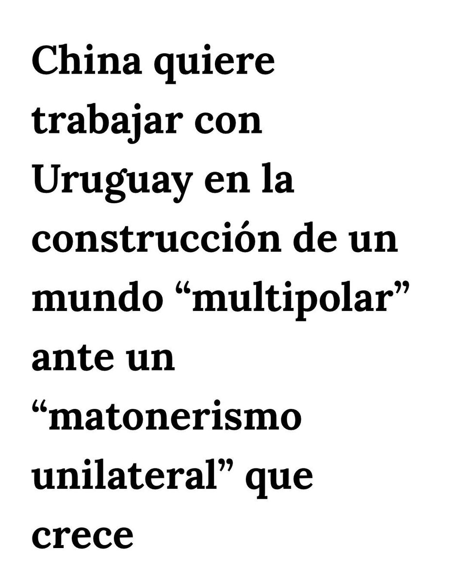 Los zurdos se jactan de los desfiles y demostraciones del gobierno Chino para la delegación Oriental, pero son tan básicos que no se dan cuenta que los chinos nos están usando contra Trump y EUA y en eso estamos solos en América. Por estos lambetas que fueron de excursión, la