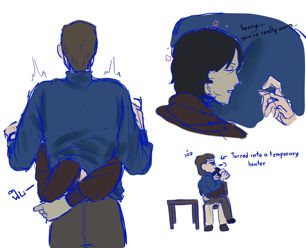 chocolategog's tweet photo. คุณตัวเอกกินกับใครก็อร่อยง่ะ🥺✨
#coatguy x #Protagonist +#palegun นิดนึง😛
#Ninah 
#noimnotahuman https://t.co/nNGP5ucMqj