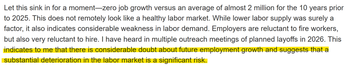 josephwang's tweet photo. Waller dissented for a cut and noted significant downside risks to labor as many of his contacts suggested upcoming layoffs. Looks like he may be right. https://t.co/HzvXVQWfrF