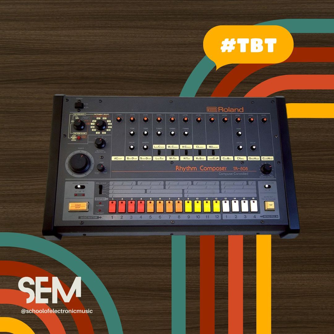 semmanchester's tweet image. TBT to the release of the Roland TR-808 in 1980 🥁✨ This drum machine redefined music forever with its deep kicks, snappy snares, and iconic cowbell. 🎶 It became the heartbeat of hip-hop, techno, and pop. A true legend in sound. #808Day #MusicHistory