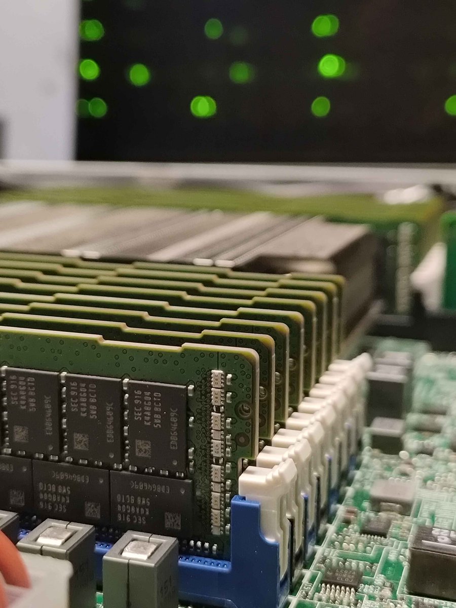 PDecreaser's tweet photo. Racking 3 AMD EPYC servers for a colocation customer https://t.co/90XMATuJHr