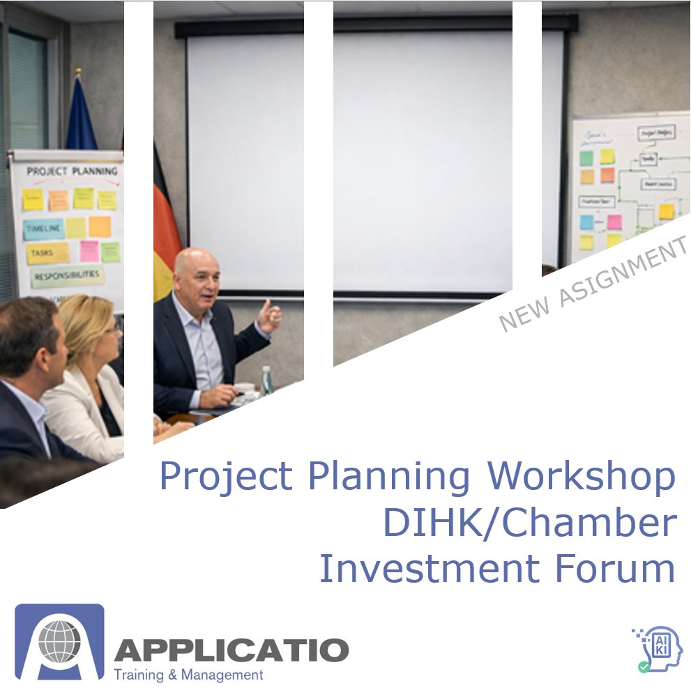 thtrede's tweet photo. … new assignment!
We at APPLICATIO have been contracted by DIHK  to conduct an operational planning workshop for the partnership project with the Chamber Investment Forum in the Western Balkans.
(https://t.co/iGtWd9ahj8)

#WB6 #westernbalkan #KVP #projectplanning #DIHK #CiF https://t.co/dZeykvGh6z