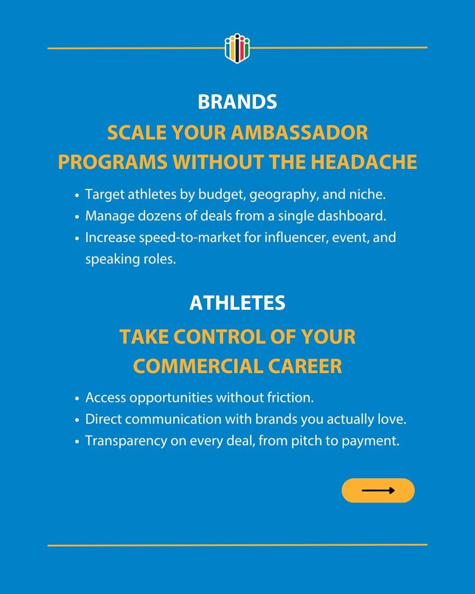Sport_Endorse's tweet image. Why are we still managing world-class athlete partnerships with 20th-century workflows?

#SportsMarketing #BrandAmbassadors #AthleteEndorsements