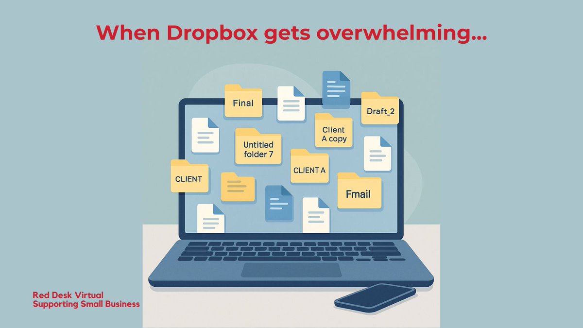 RedDeskVirtual's tweet image. Don’t let filing slow your business down. 

Tidy Dropbox = faster onboarding, smoother workflows, less stress.

🔗 Blog link buff.ly/MeFYjuN

#Dropbox #Filing #Admin