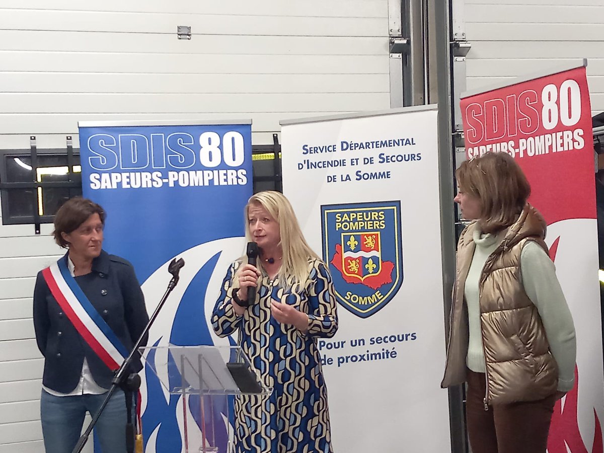 Image de Préfet de la Somme - #SécuritéCivil I Estelle Charles, Directrice de Cabinet du Préfet de la Somme, a inauguré le centre 