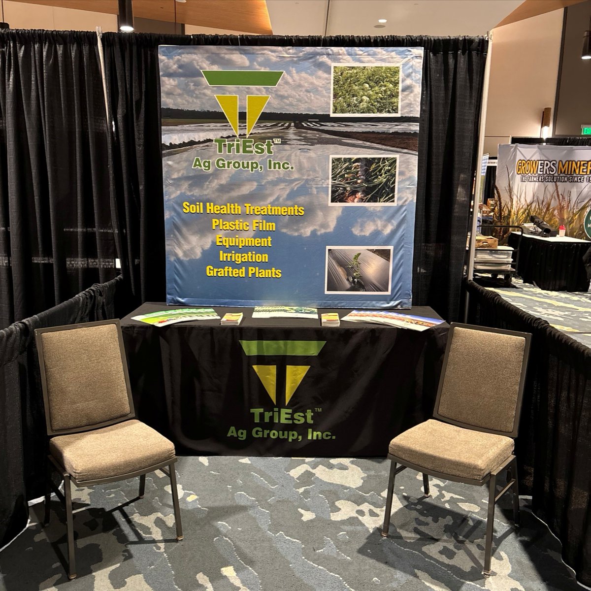 TriEst_Ag's tweet photo. We are in Gulf Shores, AL for the AL Fruit &amp; Vegetable Conference through Feb. 6. If you are attending, stop by our booth to visit with Rob about growing solutions  for your 2026 season. Learn more: https://t.co/Ofh1KoWSa8.

#ALFruitAndVegetableConference #SoilHealth #Irrigation https://t.co/25rc9uNVEc
