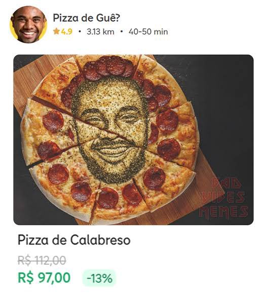 lugaralgum's tweet photo. @m_buonani @Gabriel2052 Pizza de guê? https://t.co/zQ06if9kev