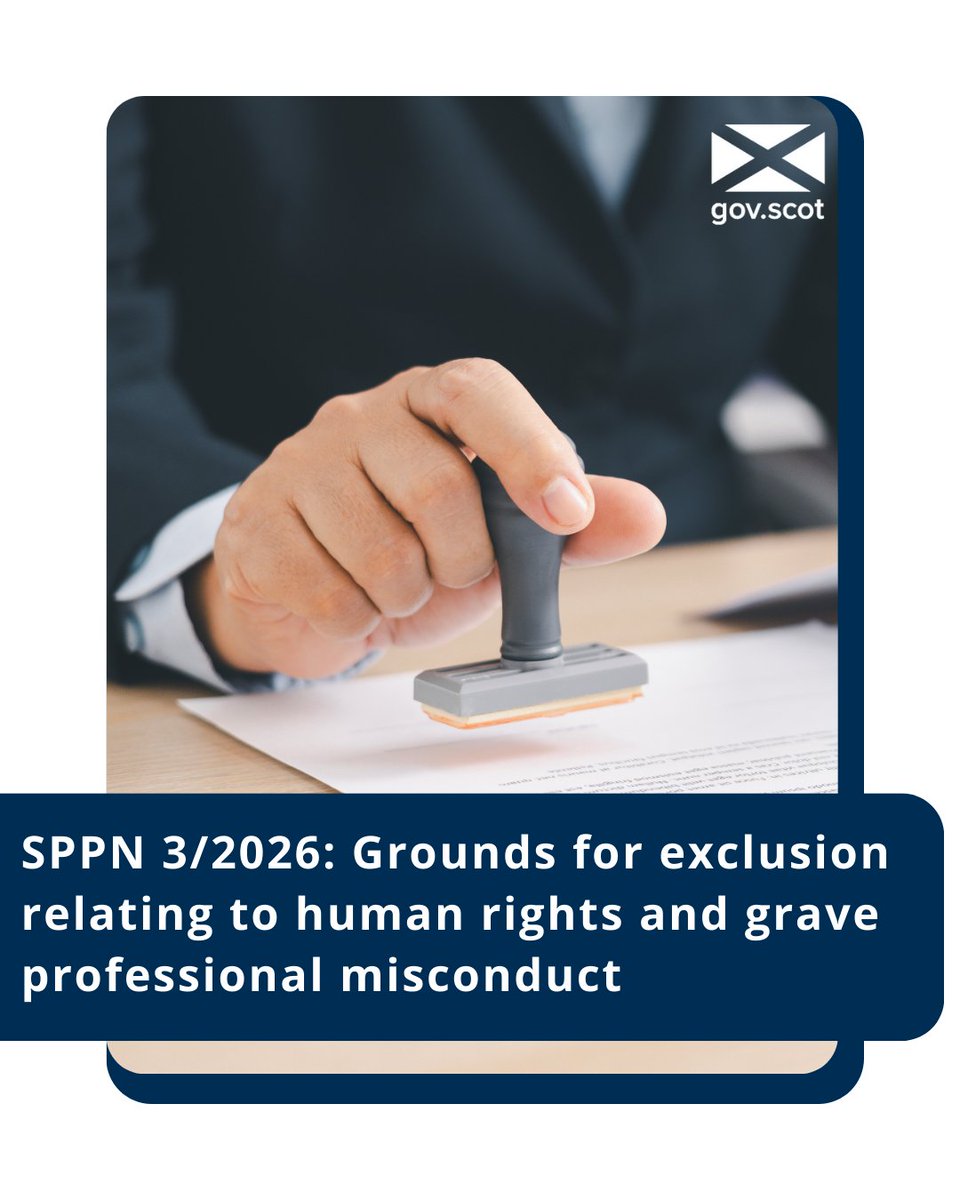 Scottish Government - Procurement and Property tweet media