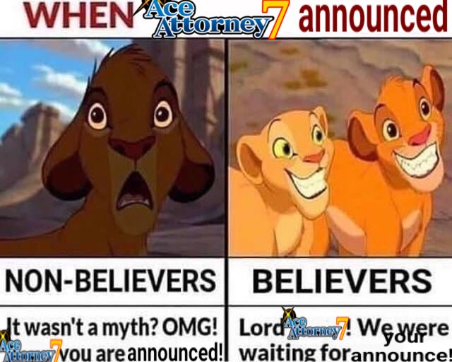 Is Ace Attorney 7 announced yet? tweet media