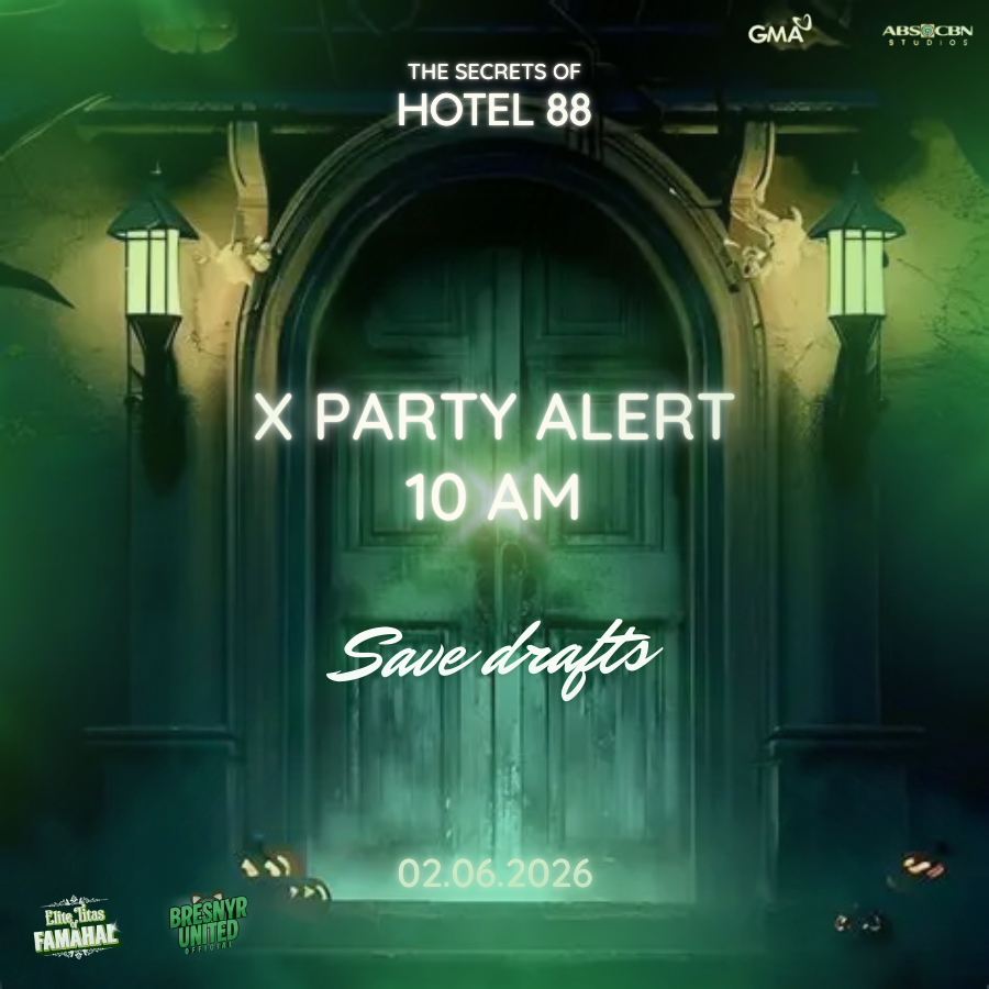 Famahals, it's been a while! Na miss nyo na ba mag pa trend?

Join us tomorrow, 10AM for our X Party. More details will be sent to your respective GDMs in a while.

Set your alarms and save drafts. See you!

#BRESNYR