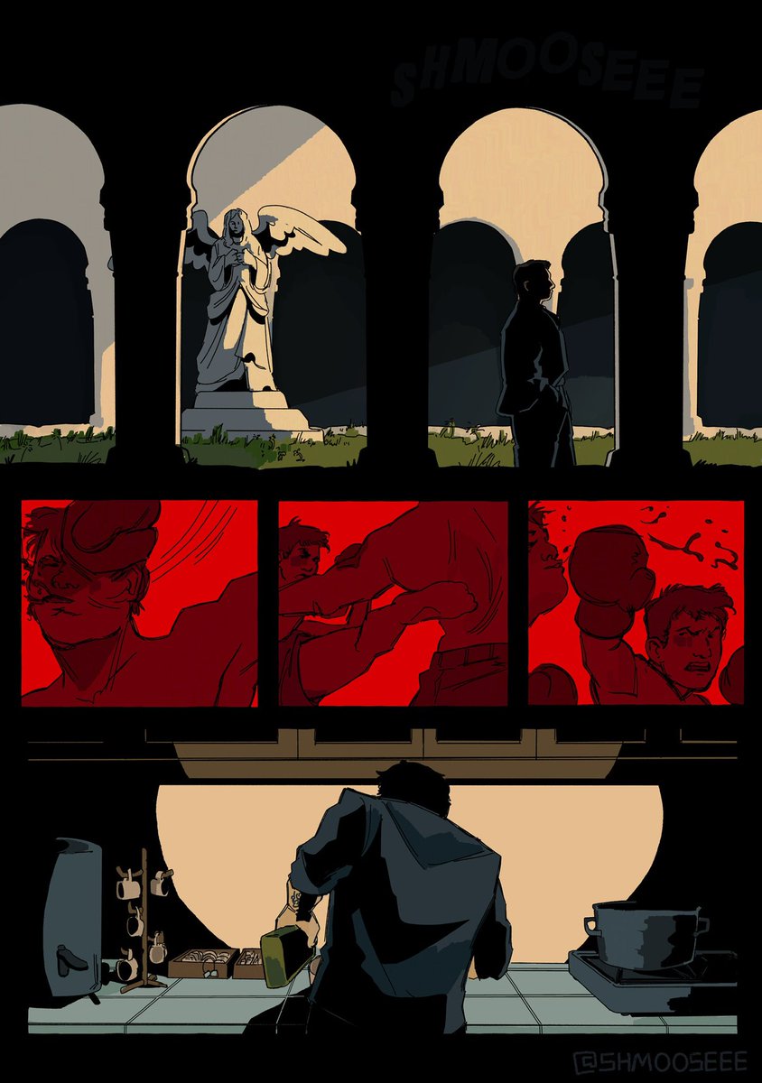 comic based on #wakeupdeadman