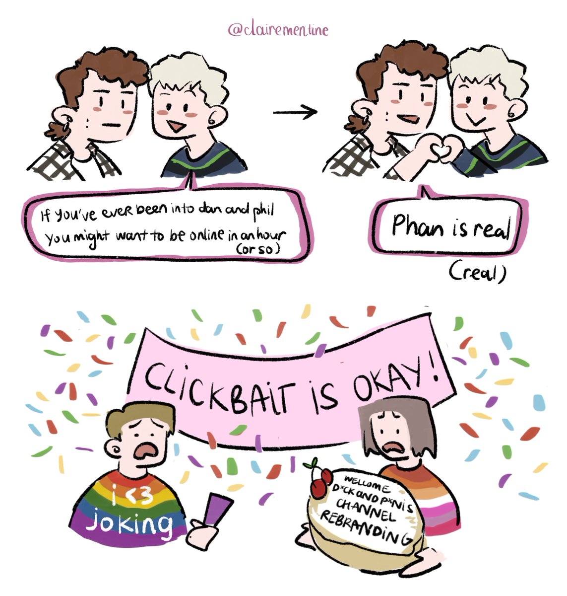 scared the shit out of everyone
#phanart