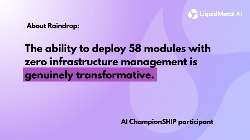 LiquidMetal AI tweet media