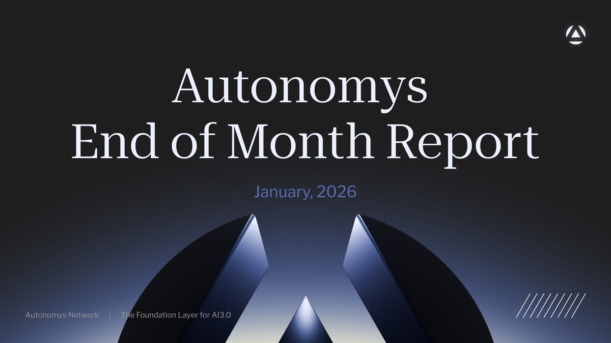 Autonomys | AI3.0 tweet media