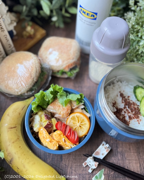 今日の減塩2食弁当～レモンチキン弁当＆マフィンエッグバーガー - レンレンのひとりごと… chima-renren.hateblo.jp/entry/2026/02/… #減塩弁当 #減塩メニュー #お弁当 #弁当