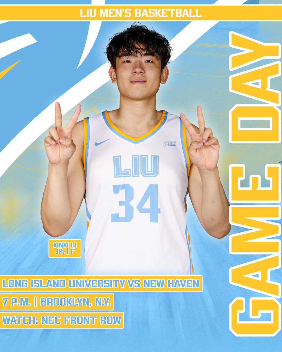 LIUBasketball's tweet image. Tipping off the second half of NEC play 🏀

🆚 New Haven
⏰ 7 p.m.
📍 Brooklyn, N.Y.
🏟️ Steinberg Wellness Center
💻 necfrontrow.com/game/14329
🎙️ @PhilConstantino and Hevynne Bristow
📊 liuathletics.com/sidearmstats/m…

#FinsUp🦈