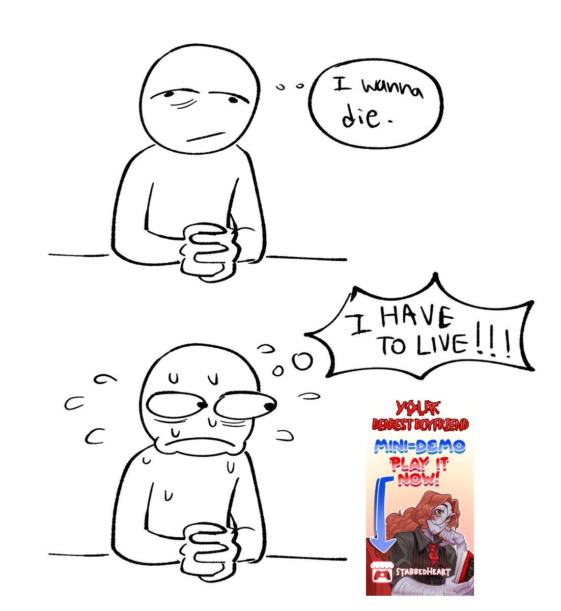 Me for real:

#YourDearestBoyfriend #yourdearestboyfriendVictor #YourdearestboyfriendMiniDemo #Yourdearestboyfriendgame