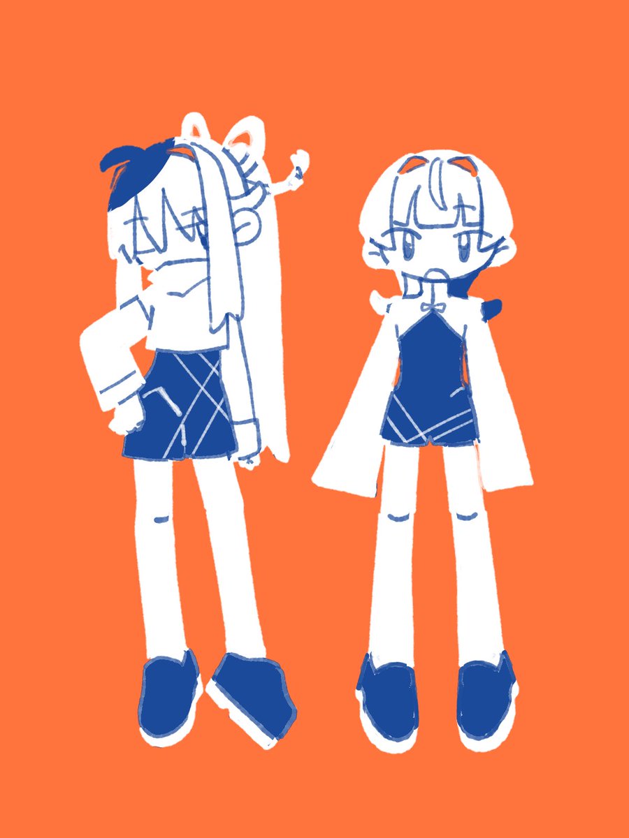 「こんなことしてる場合じゃないのに落書き四連星」|😿 Китано ✌️のイラスト