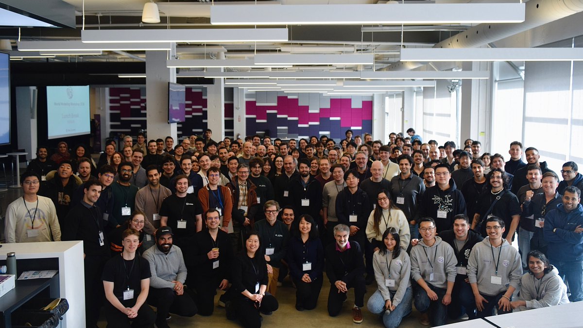 What an awesome first day! Thank you all for joining and listening to our amazing speakers: <a href="/SchmidhuberAI/">Jürgen Schmidhuber</a>, <a href="/sherryyangML/">Sherry Yang</a>, <a href="/cosmo_shirley/">Shirley Ho</a>, <a href="/Yoshua_Bengio/">Yoshua Bengio</a>, <a href="/ylecun/">Yann LeCun</a>, <a href="/mido_assran/">Mido Assran</a> 

World Models have beautiful days ahead. This is just the beginning 🫡