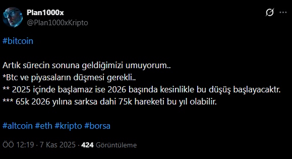 #bitcoin 
Umutların tükendiği noktadayız evet. Ama piyasa herkese yakında nefes aldıracak.. Şimdi pes etmeyin 2-3 ay daha sabır.. 
 #borsa #bist #kripto #altcoin #altın #gümüş #trump #binance #cz #bnb  #dolar #türk