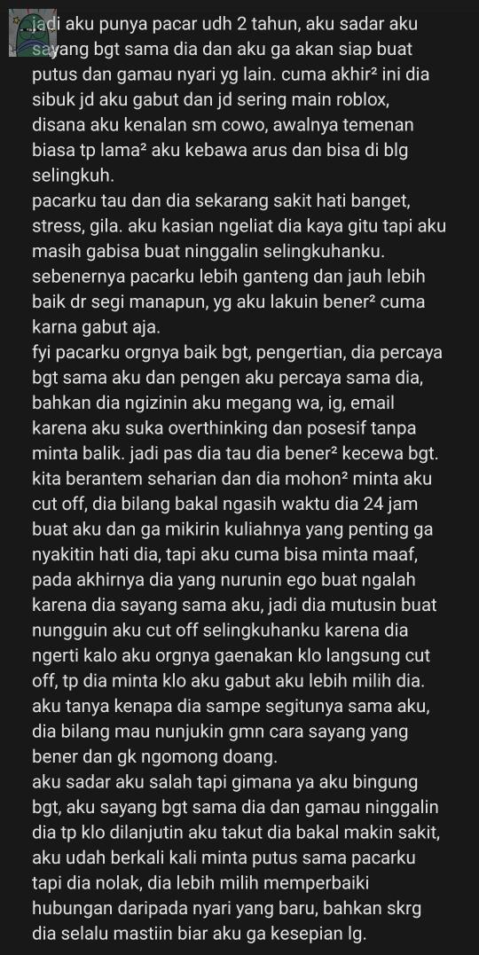 tanyarlfes's tweet image. 💚 aku harus gimana ya 😞