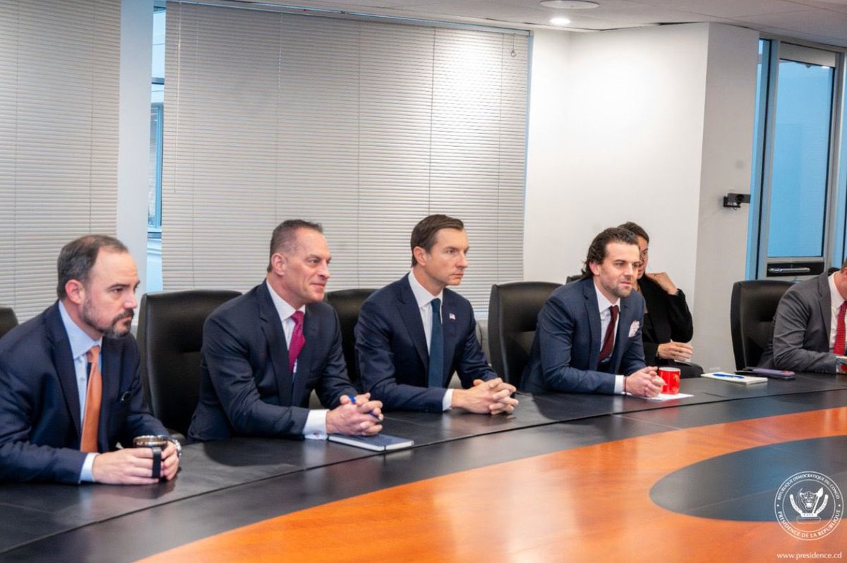 EximBankUS's tweet photo. Another great meeting with @Presidence_RDC, @DFCgov, and DOW’s Office of Strategic Capital this week! 🇺🇸 https://t.co/YhqlKAhumX